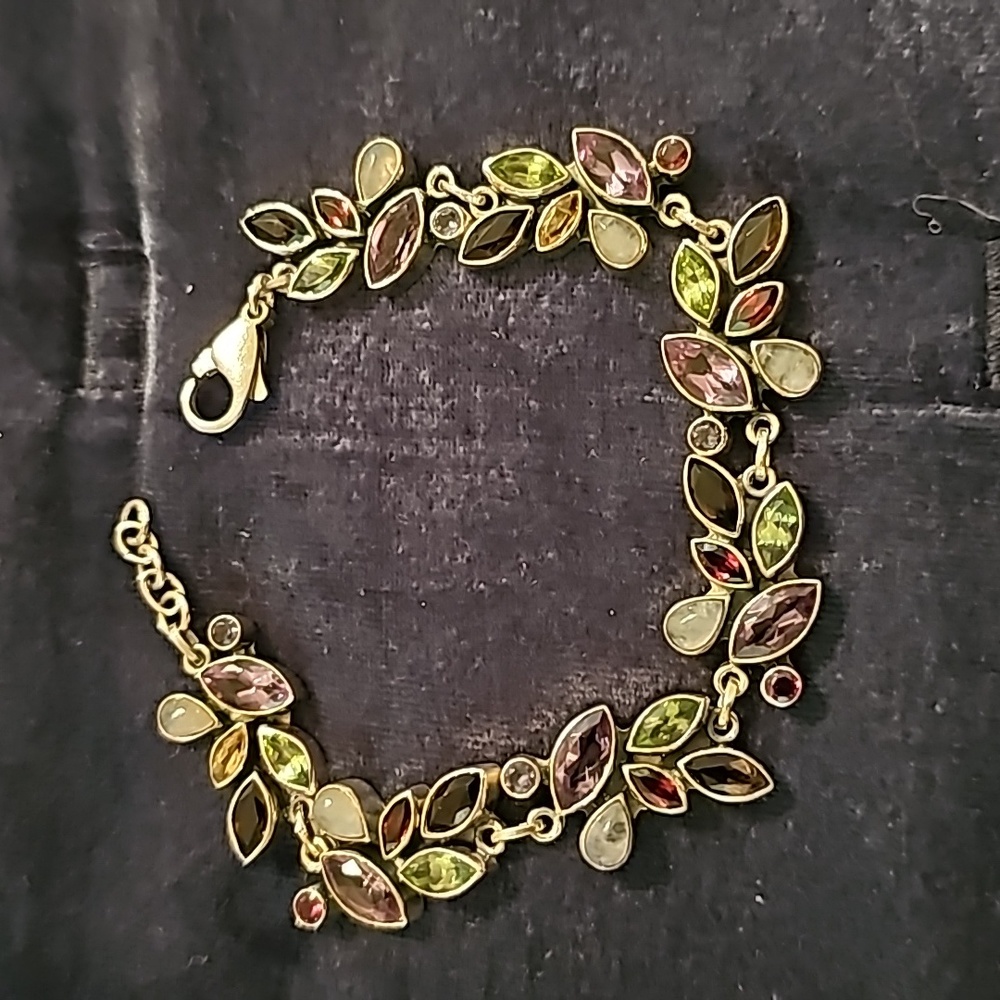 Nicky Butler SS gemstone bracelet